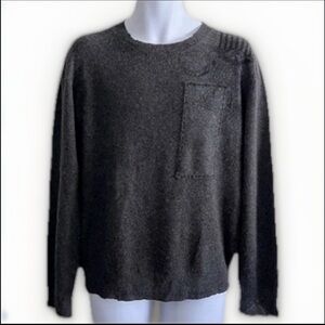 Kowboys Charcoal Grey Cashmere Sweater